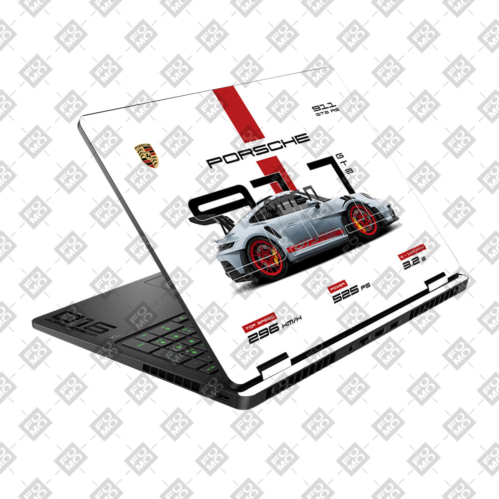 Porsche 911 GT3 RS HP Omen Gaming 16 2025, 2026 Laptop Skin