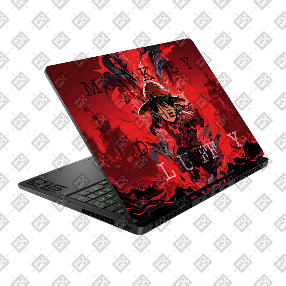 Red King Luffy HP Omen Gaming 16 2025, 2026 Laptop Skin