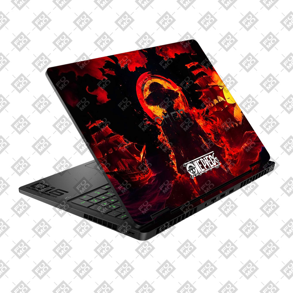 Luffy's Burning Tide HP Omen Gaming 16 2025, 2026 Laptop Skin