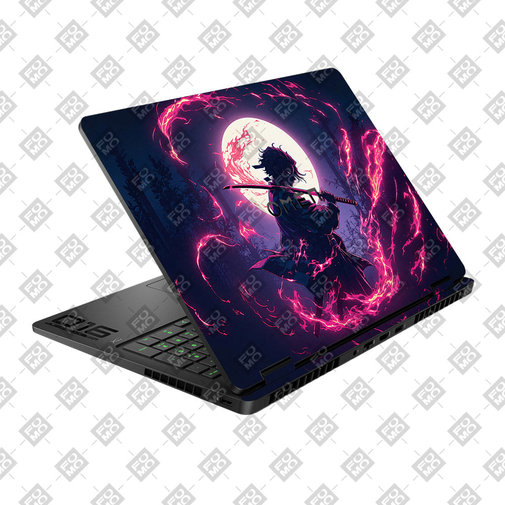 Tanjiro's Flame of Ember HP Omen Gaming 16 2025, 2026 Laptop Skin