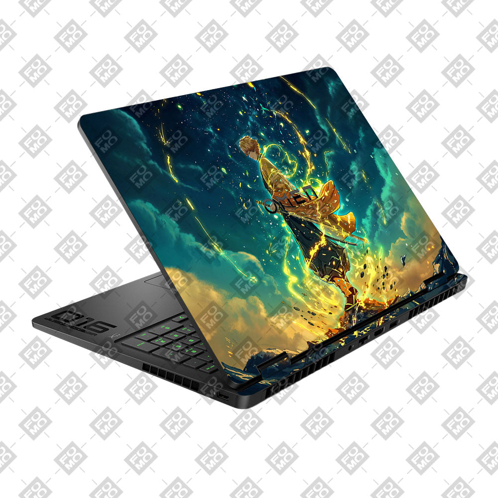Zenitsu Thunder God HP Omen Gaming 16 2025, 2026 Laptop Skin