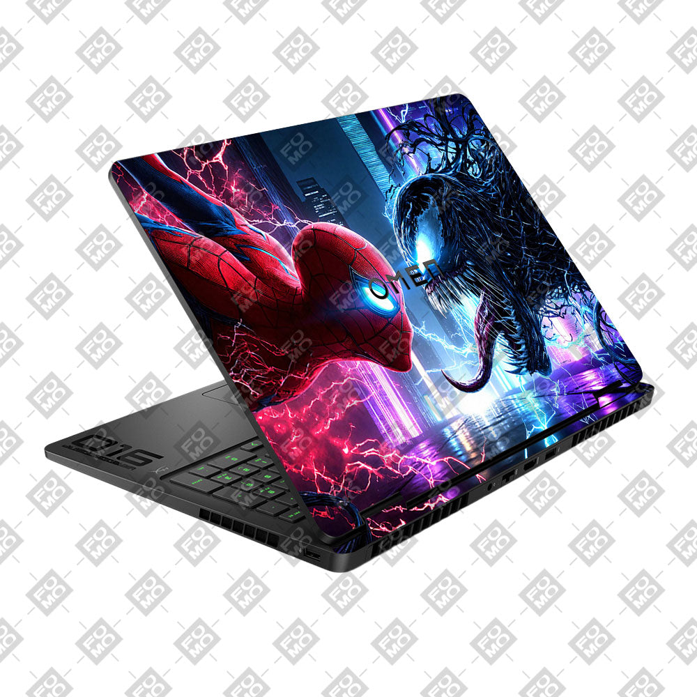 Spiderman vs Venom Showdown HP Omen Gaming 16 2025, 2026 Laptop Skin