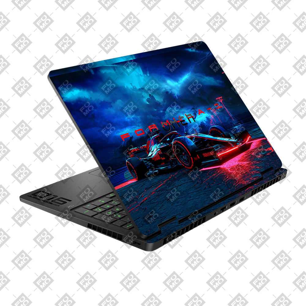 Fututristic Formula 1 HP Omen Gaming 16 2025, 2026 Laptop Skin