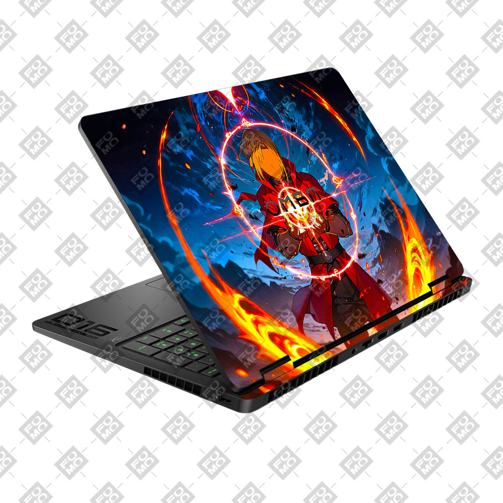 Anime Alchemist Warrior HP Omen Gaming 16 2025, 2026 Laptop Skin
