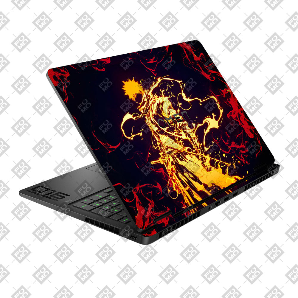 Bleach Ichigo Bankai Form HP Omen Gaming 16 2025, 2026 Laptop Skin