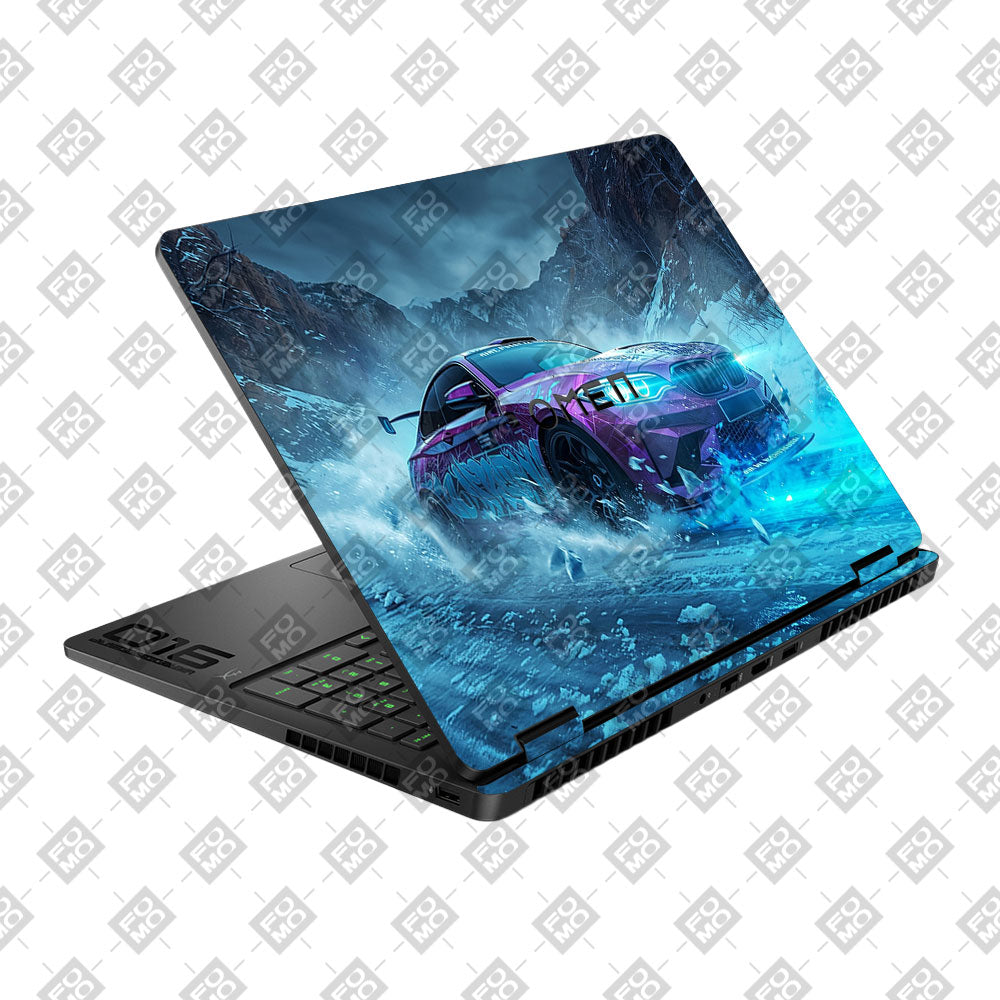 BMW Neon Drift HP Omen Gaming 16 2025, 2026 Laptop Skin