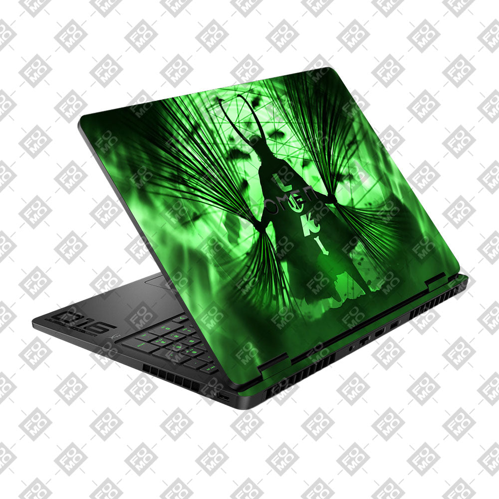 Loki's Green Aura HP Omen Gaming 16 2025, 2026 Laptop Skin