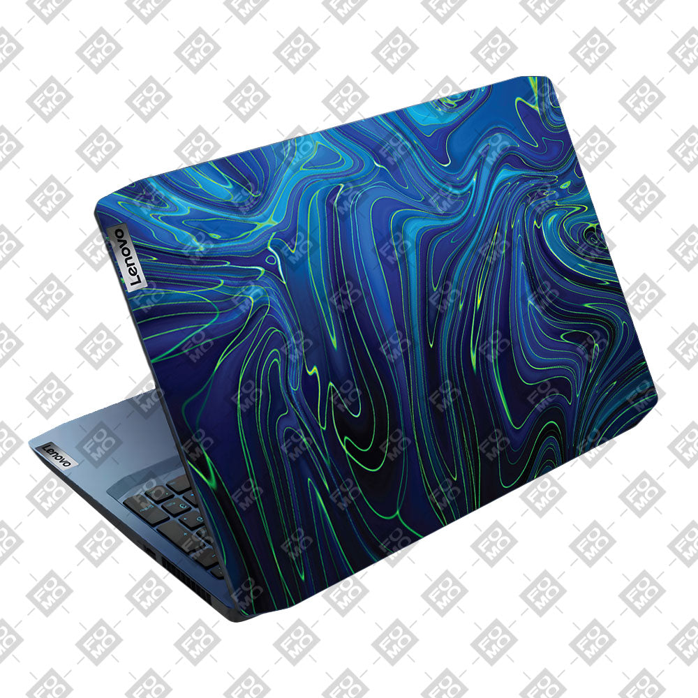 Cobalt Liquid Design Lenovo Ideapad Gaming 3 15ARH05 and 15IMH05 Laptop Skin