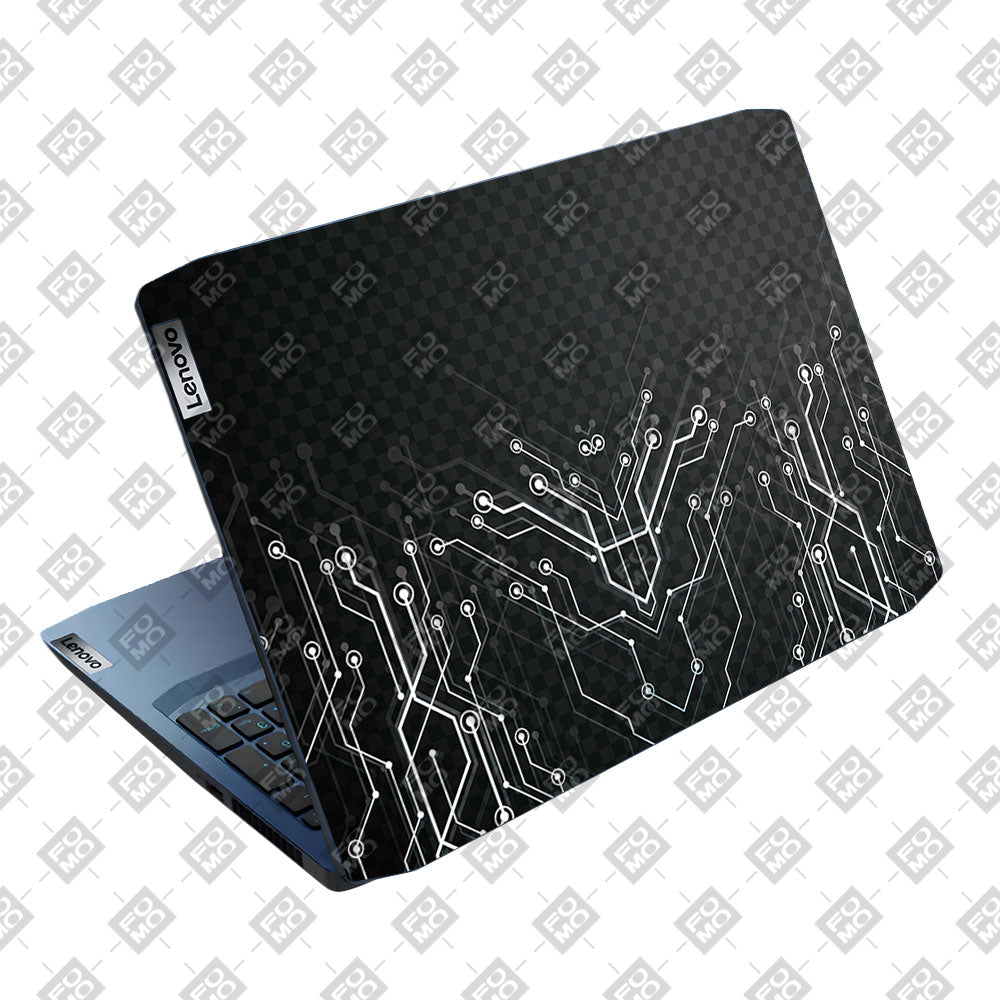 Black Digital Circuit Lenovo Ideapad Gaming 3 15ARH05 and 15IMH05 Laptop Skin