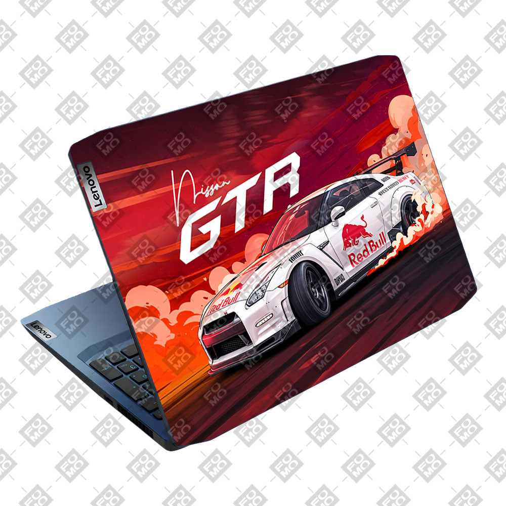 Nissan GTR Red Bull Drift Fury Lenovo IdeaPad Gaming 3 15ARH05 and 15IMH05 Laptop Skin