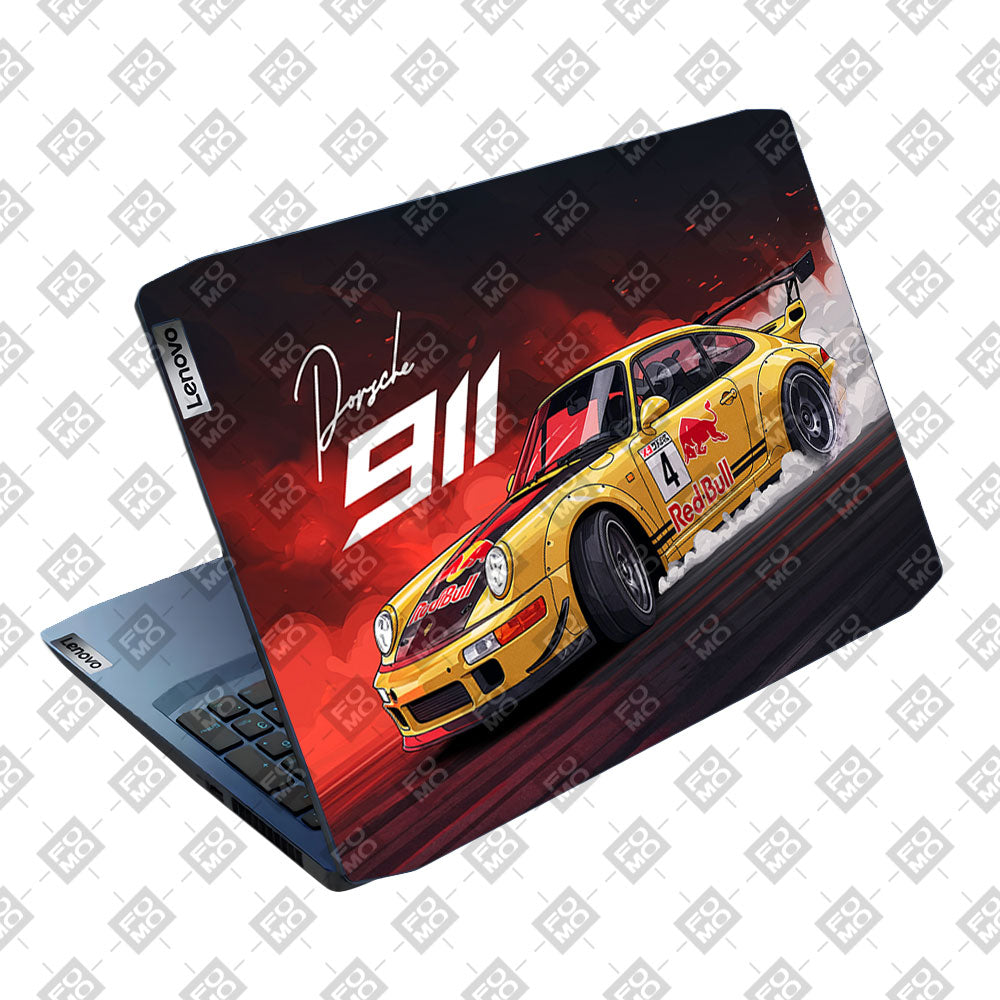 Porsche 911 Red Bull Classic Racer Lenovo IdeaPad Gaming 3 15ARH05 and 15IMH05 Laptop Skin