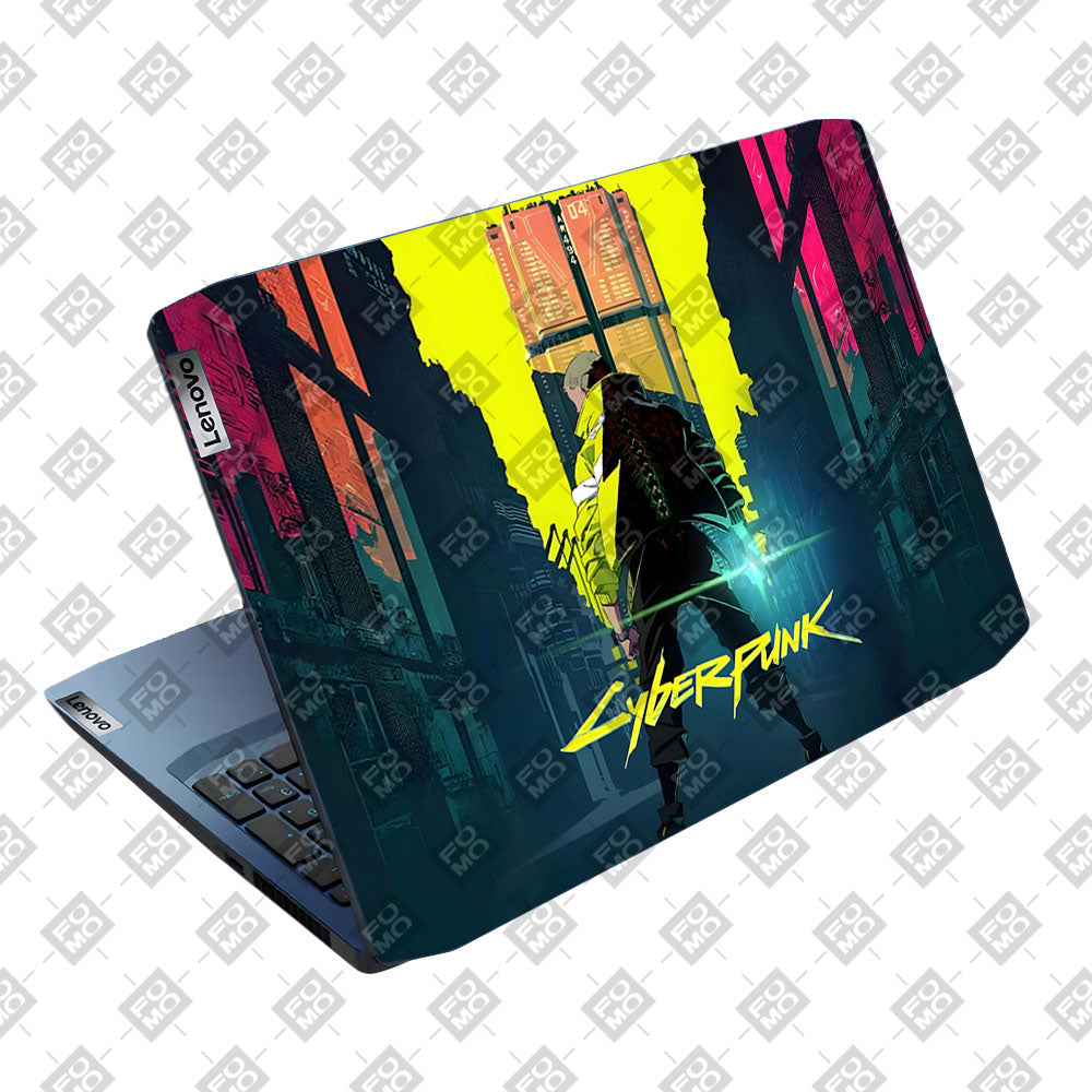 Cyberpunk Uprising Lenovo IdeaPad Gaming 3 15ARH05 and 15IMH05 Laptop Skin