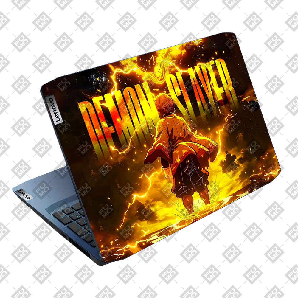 Zenitsu Lightning Strike Lenovo IdeaPad Gaming 3 15ARH05 and 15IMH05 Laptop Skin