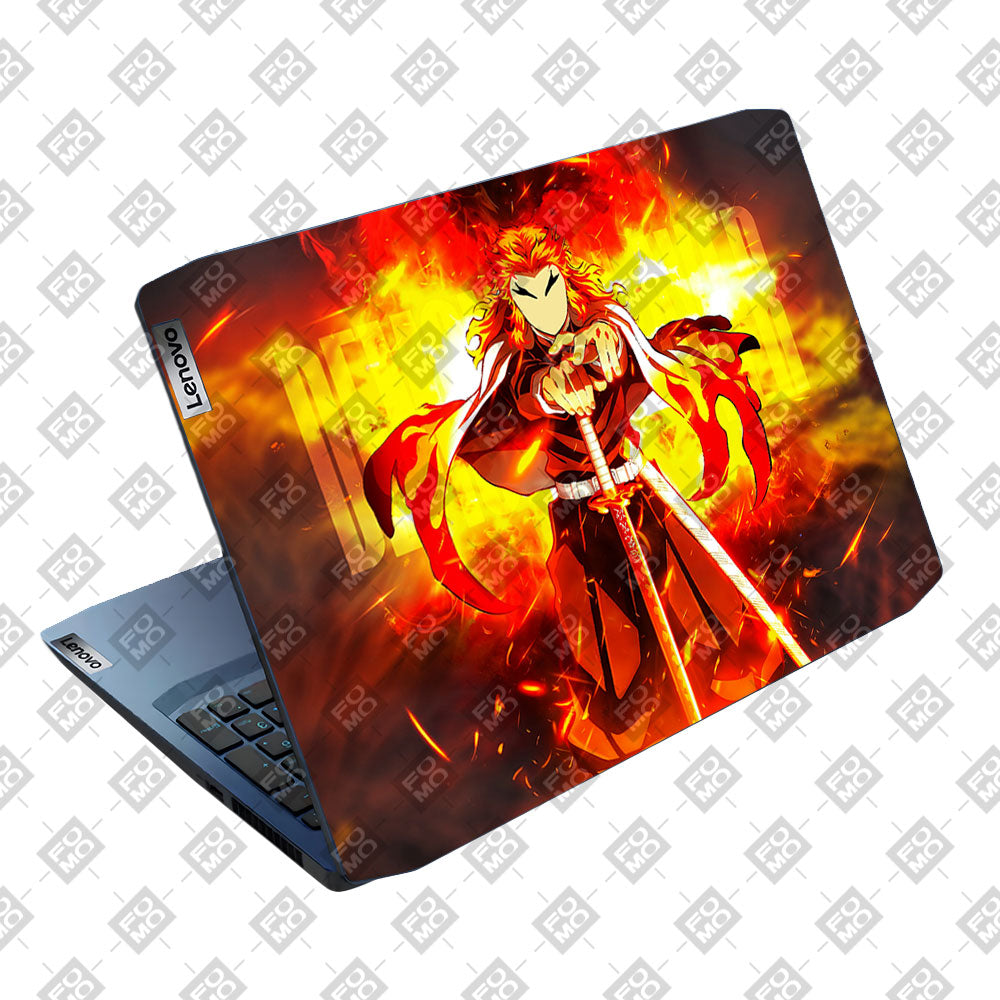 Flame Hashira Rengoku Lenovo IdeaPad Gaming 3 15ARH05 and 15IMH05 Laptop Skin