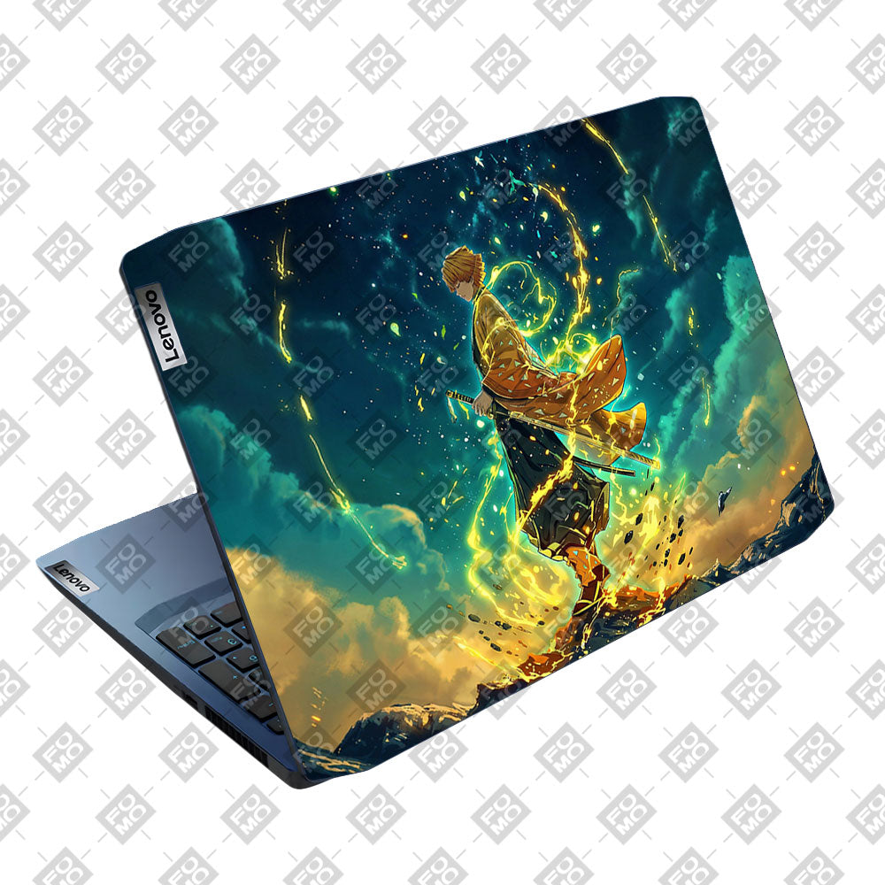 Zenitsu Thunder God Lenovo IdeaPad Gaming 3 15ARH05 and 15IMH05 Laptop Skin