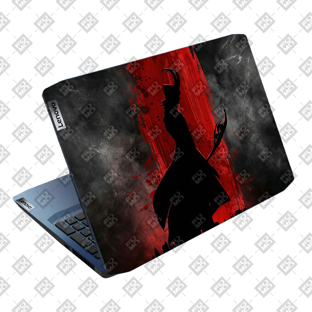Loki Silhouette Red Strike Lenovo IdeaPad Gaming 3 15ARH05 and 15IMH05 Laptop Skin