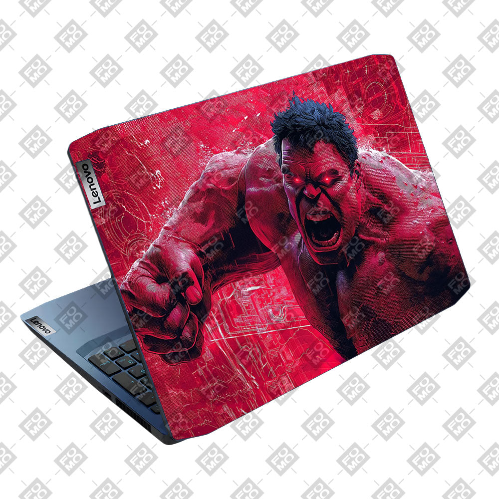 Gamma Rage Red Hulk Lenovo IdeaPad Gaming 3 15ARH05 and 15IMH05 Laptop Skin