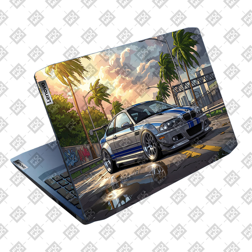 Street Icon BMW E46 Drift Legend Lenovo IdeaPad Gaming 3 15ARH05 and 15IMH05 Laptop Skin