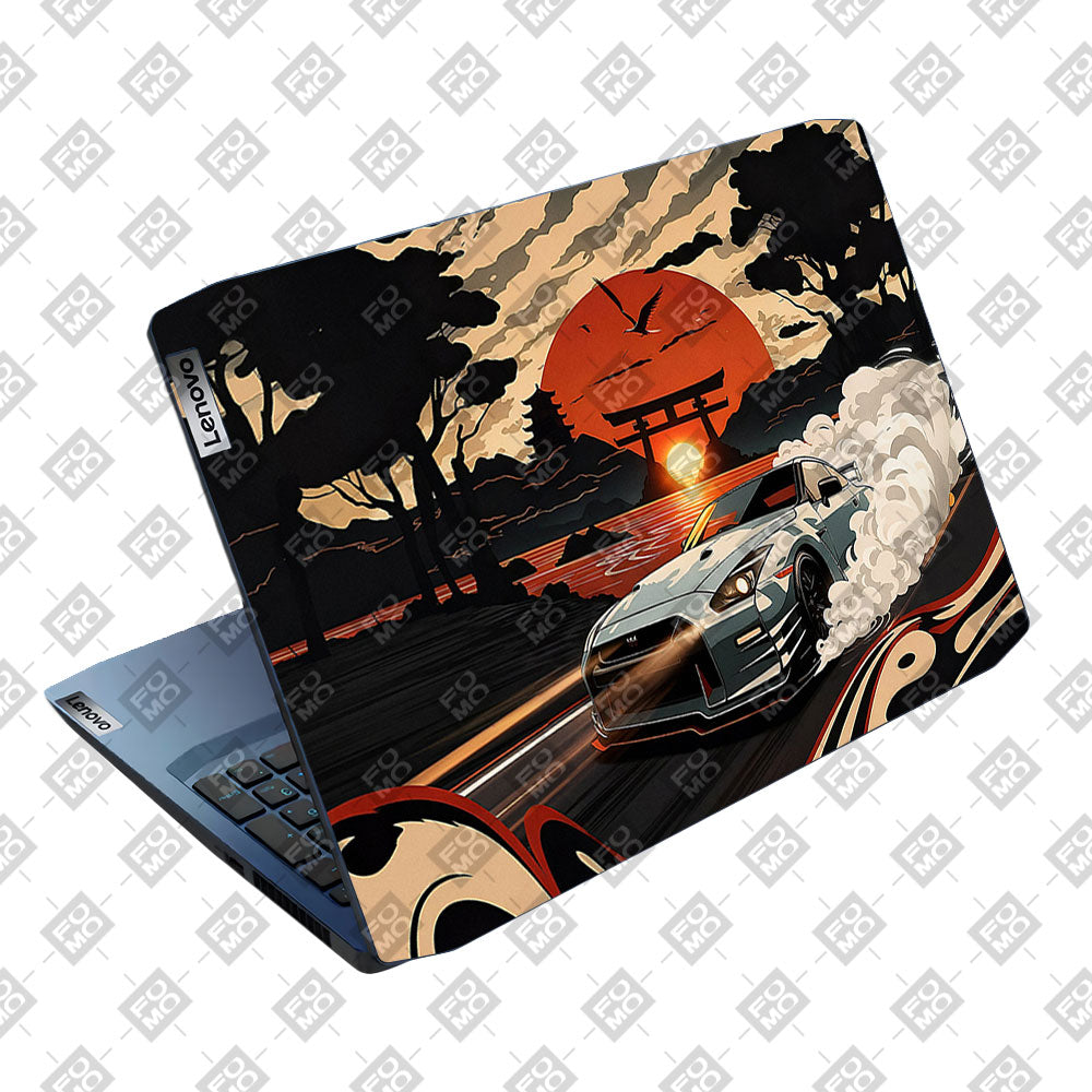 Samurai Rising Sun GTR Lenovo IdeaPad Gaming 3 15ARH05 and 15IMH05 Laptop Skin