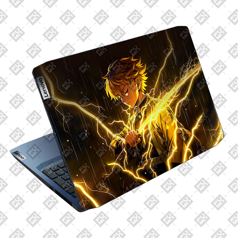 Thunder Soul Lightning Zenitsu Lenovo IdeaPad Gaming 3 15ARH05 and 15IMH05 Laptop Skin