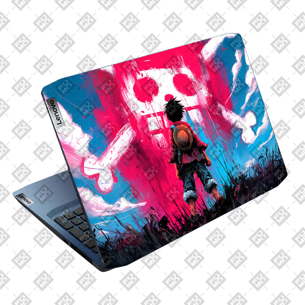 Straw Hat Graffiti One Piece Lenovo IdeaPad Gaming 3 15ARH05 and 15IMH05 Laptop Skin