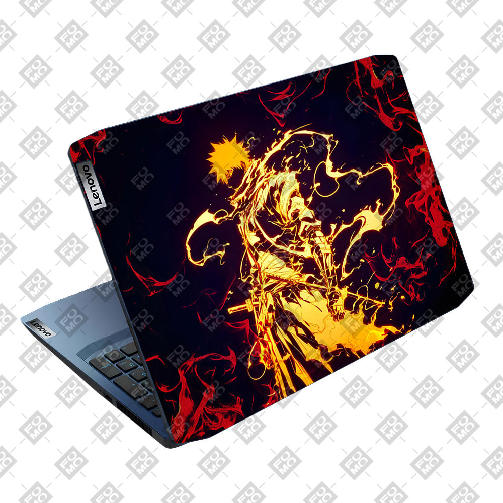 Bleach Ichigo Bankai Form Lenovo IdeaPad Gaming 3 15ARH05 and 15IMH05 Laptop Skin