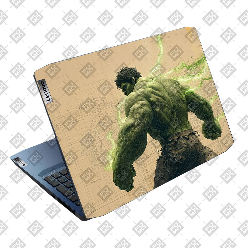 Hulk Unleashed Lenovo IdeaPad Gaming 3 15ARH05 and 15IMH05 Laptop Skin
