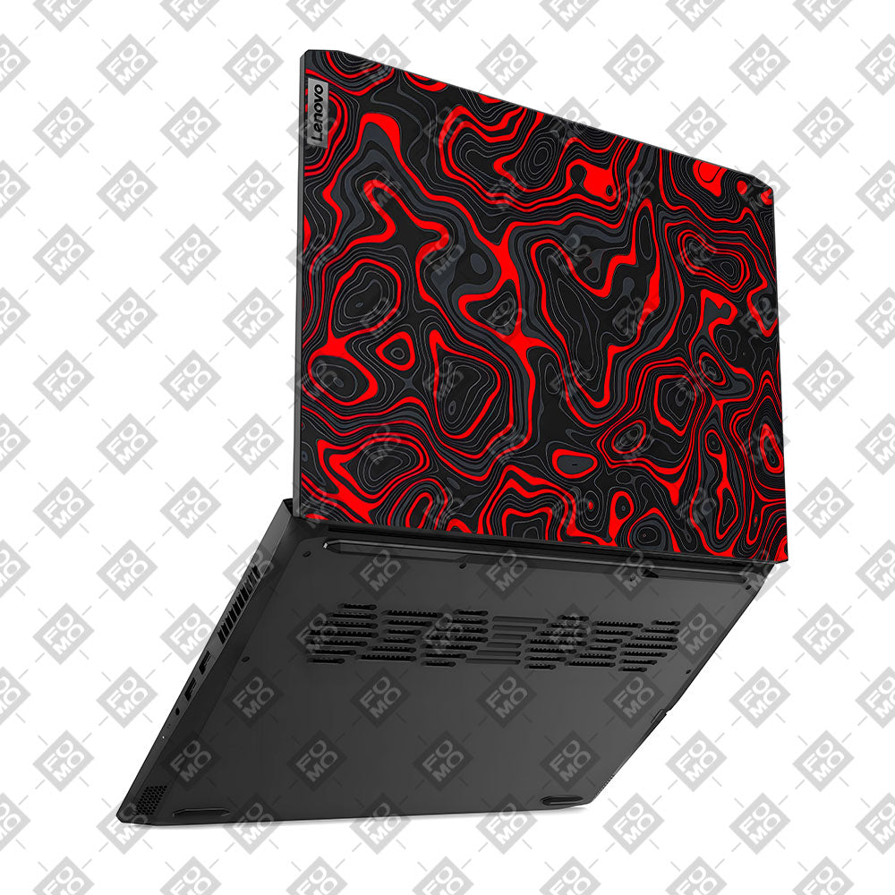Crimson Waves Lenovo IdeaPad Gaming 3 15ACH6 and 15IHU6 Laptop Skin