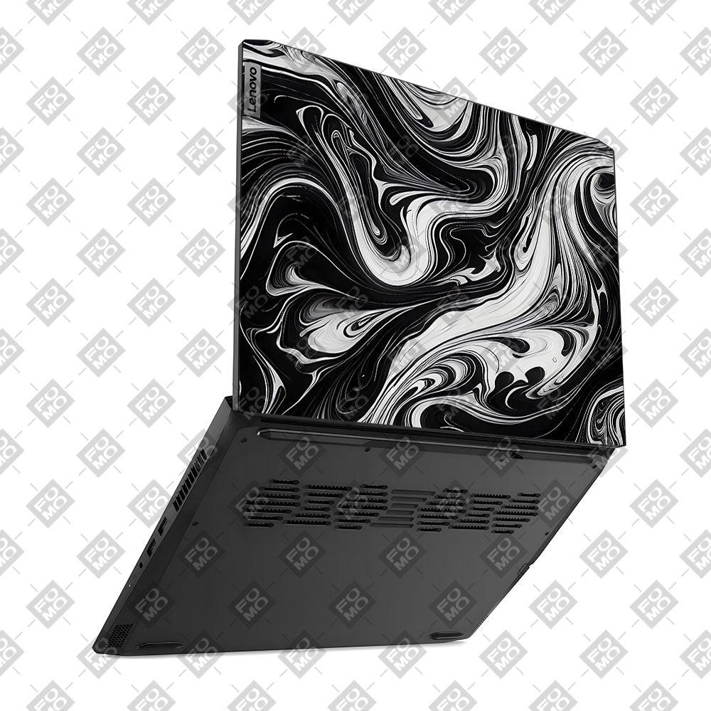 Black and White Marble Lenovo IdeaPad Gaming 3 15ACH6 and 15IHU6 Laptop Skin