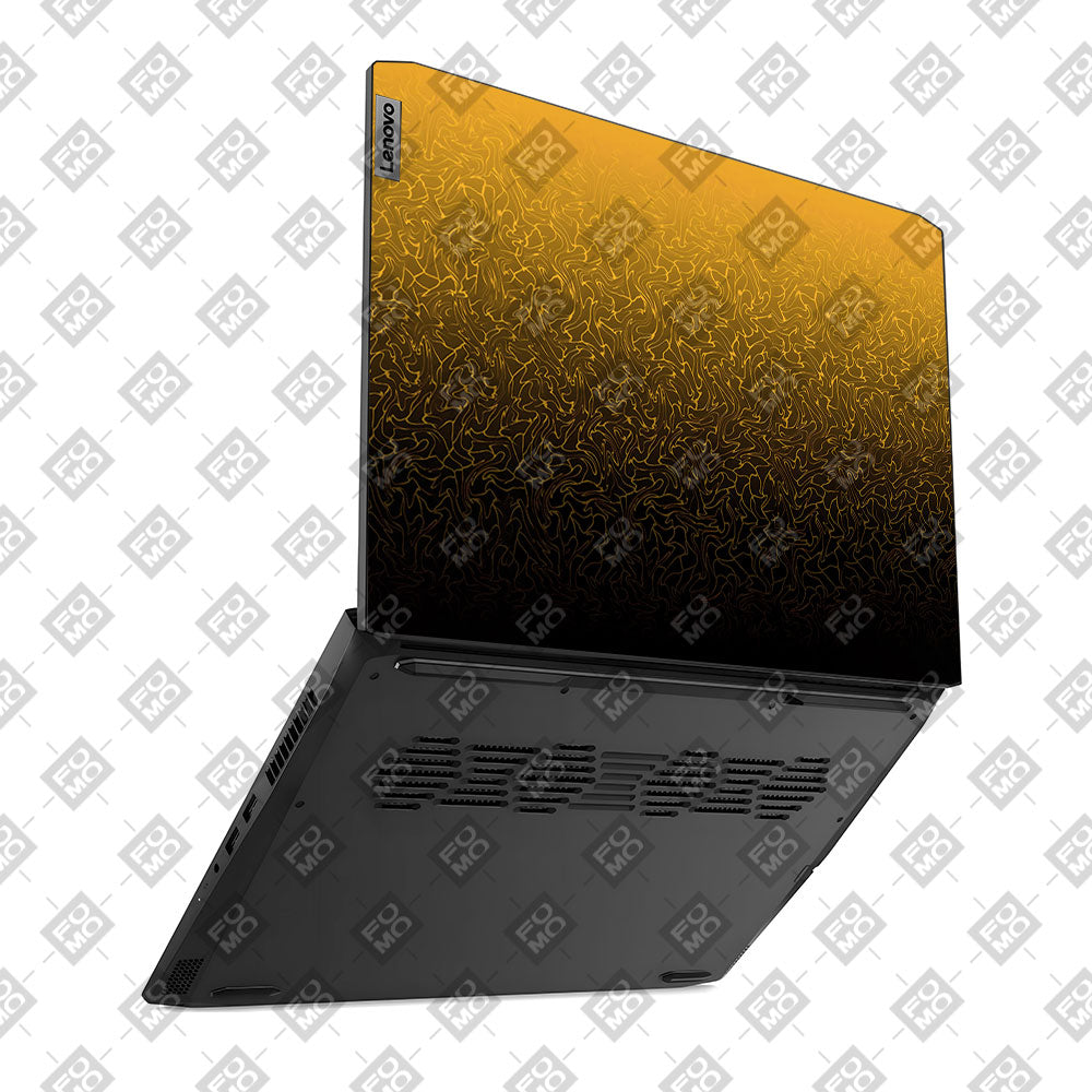 Orange to Black Gradient Lenovo IdeaPad Gaming 3 15ACH6 and 15IHU6 Laptop Skin