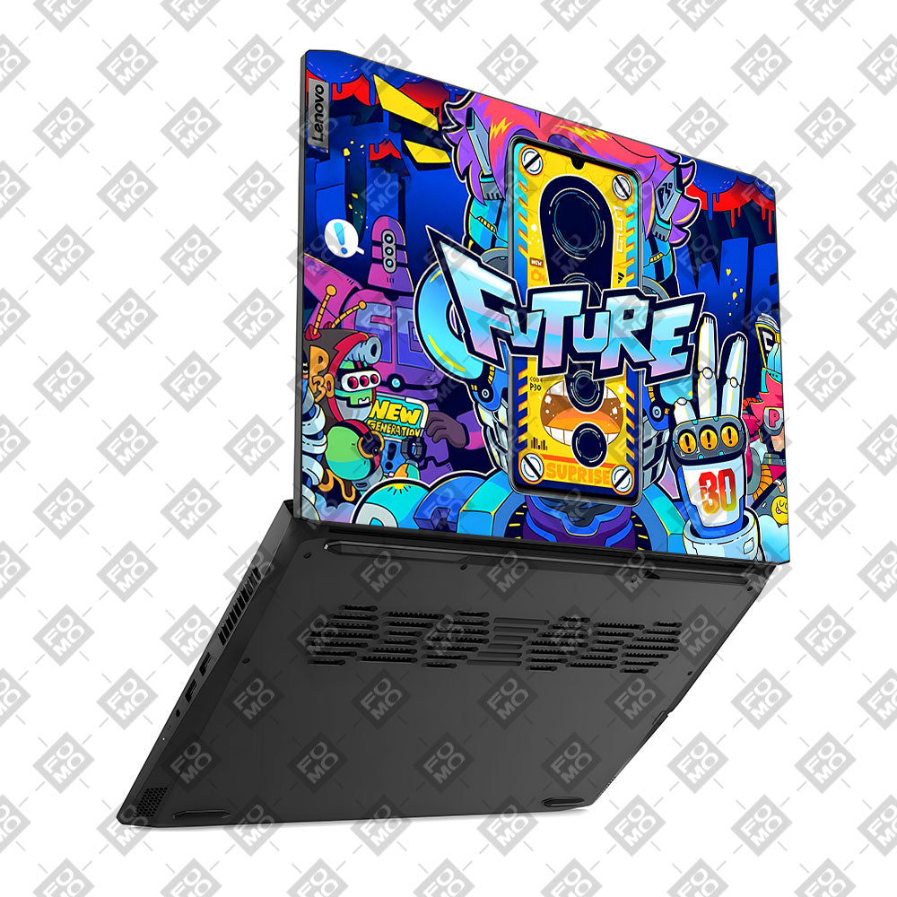 Futuristic Cyberpunk Vision Lenovo IdeaPad Gaming 3 15ACH6 and 15IHU6 Laptop Skin