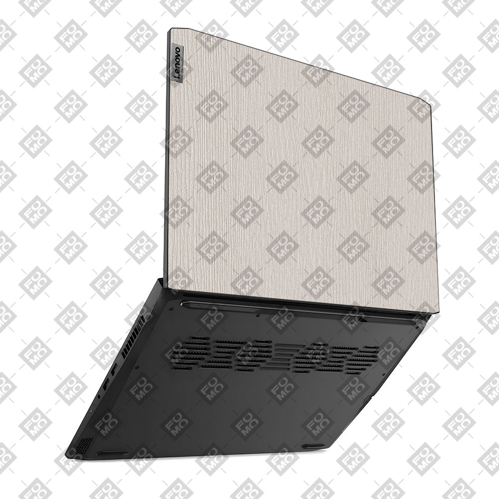 Textured White Wood Lenovo IdeaPad Gaming 3 15ACH6 and 15IHU6 Laptop Skin