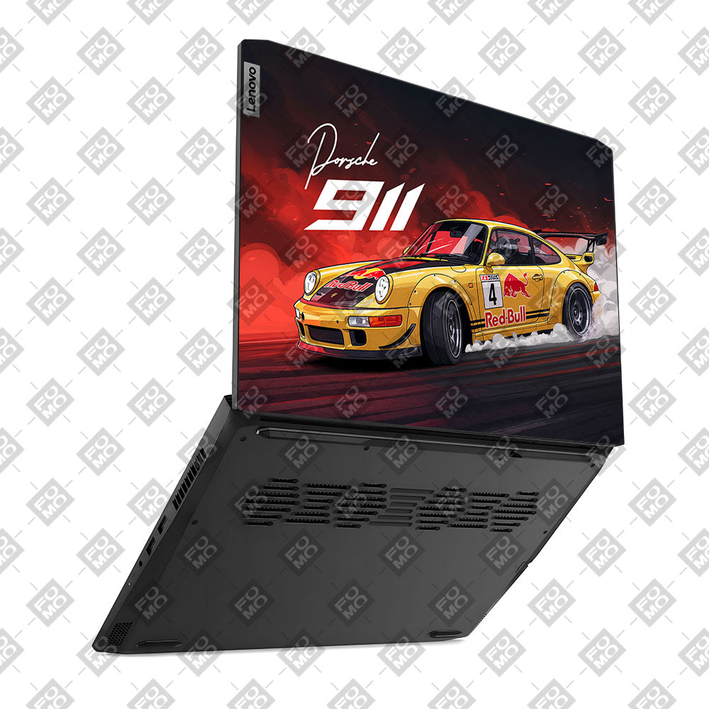Porsche 911 Red Bull Classic Racer Lenovo IdeaPad Gaming 3 15ACH6 and 15IHU6 Laptop Skin