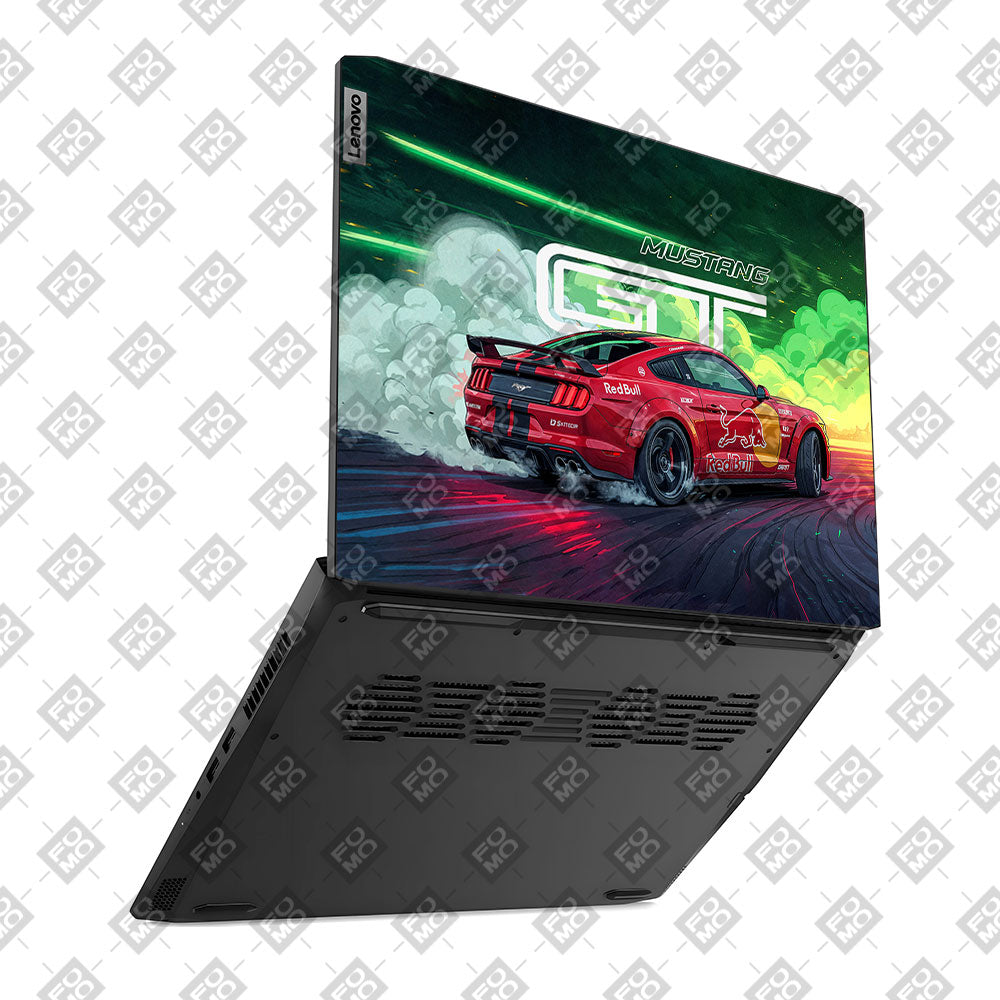 Mustang GT Red Bull Drift Beast Lenovo IdeaPad Gaming 3 15ACH6 and 15IHU6 Laptop Skin