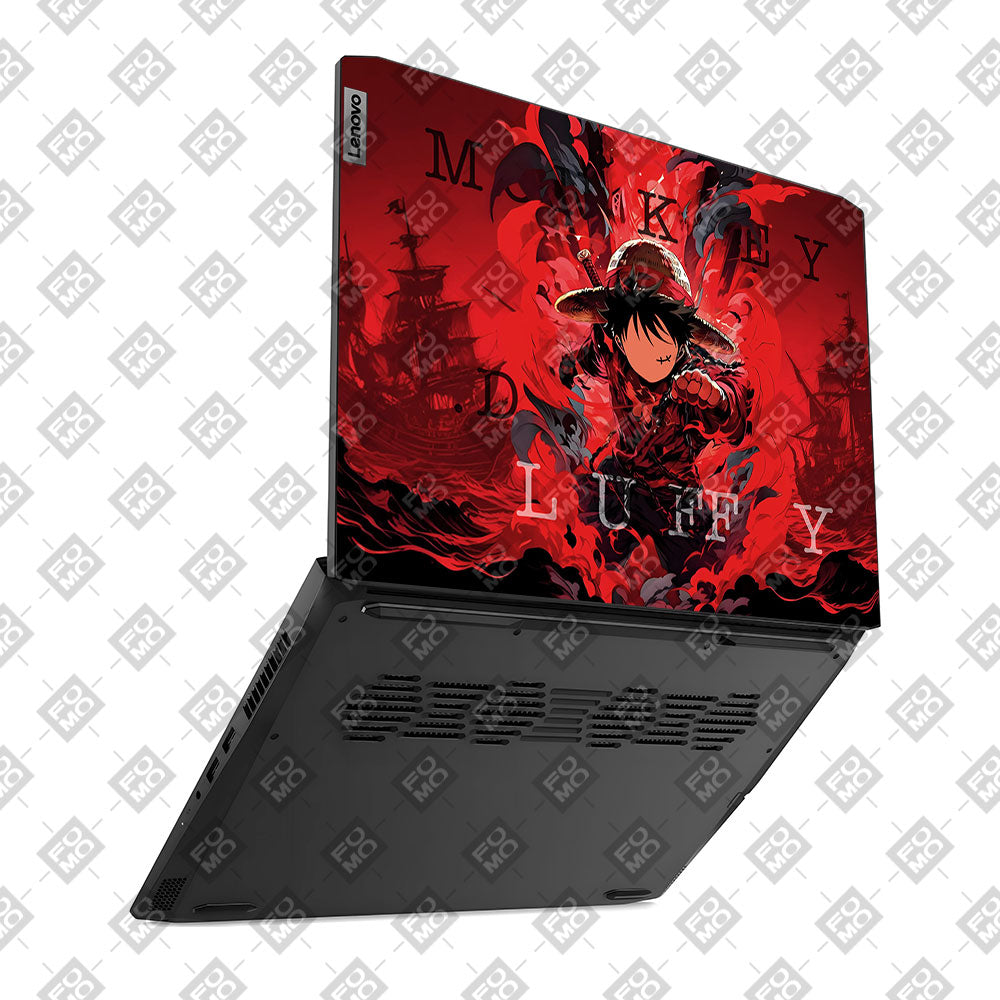 Red King Luffy Lenovo IdeaPad Gaming 3 15ACH6 and 15IHU6 Laptop Skin