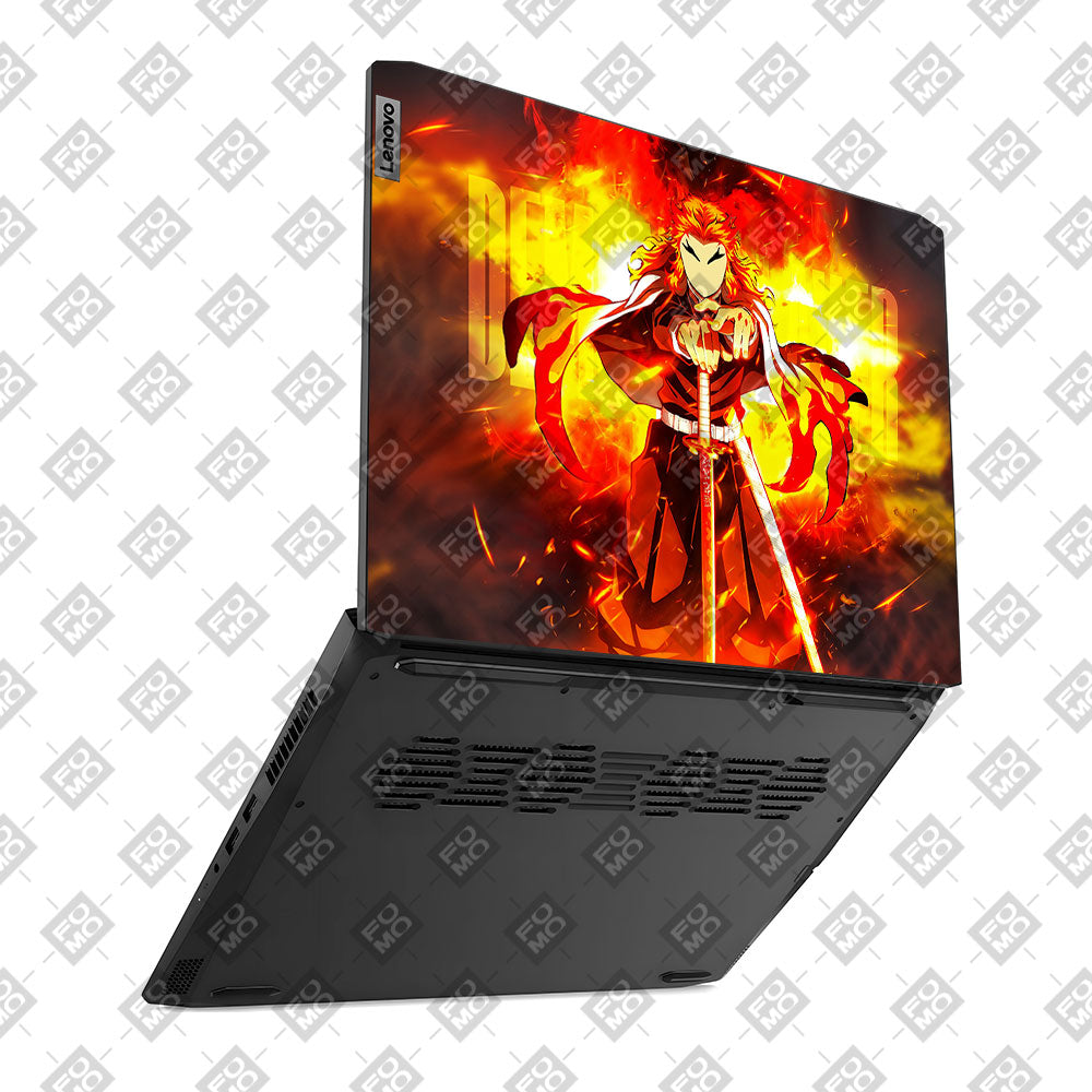 Flame Hashira Rengoku Lenovo IdeaPad Gaming 3 15ACH6 and 15IHU6 Laptop Skin