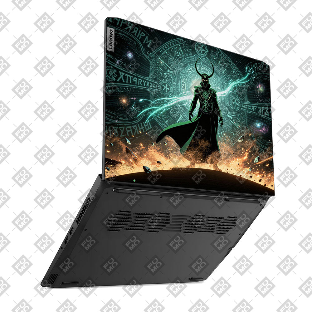 Loki Silhouette Red Strike Lenovo IdeaPad Gaming 3 15ACH6 and 15IHU6 Laptop Skin