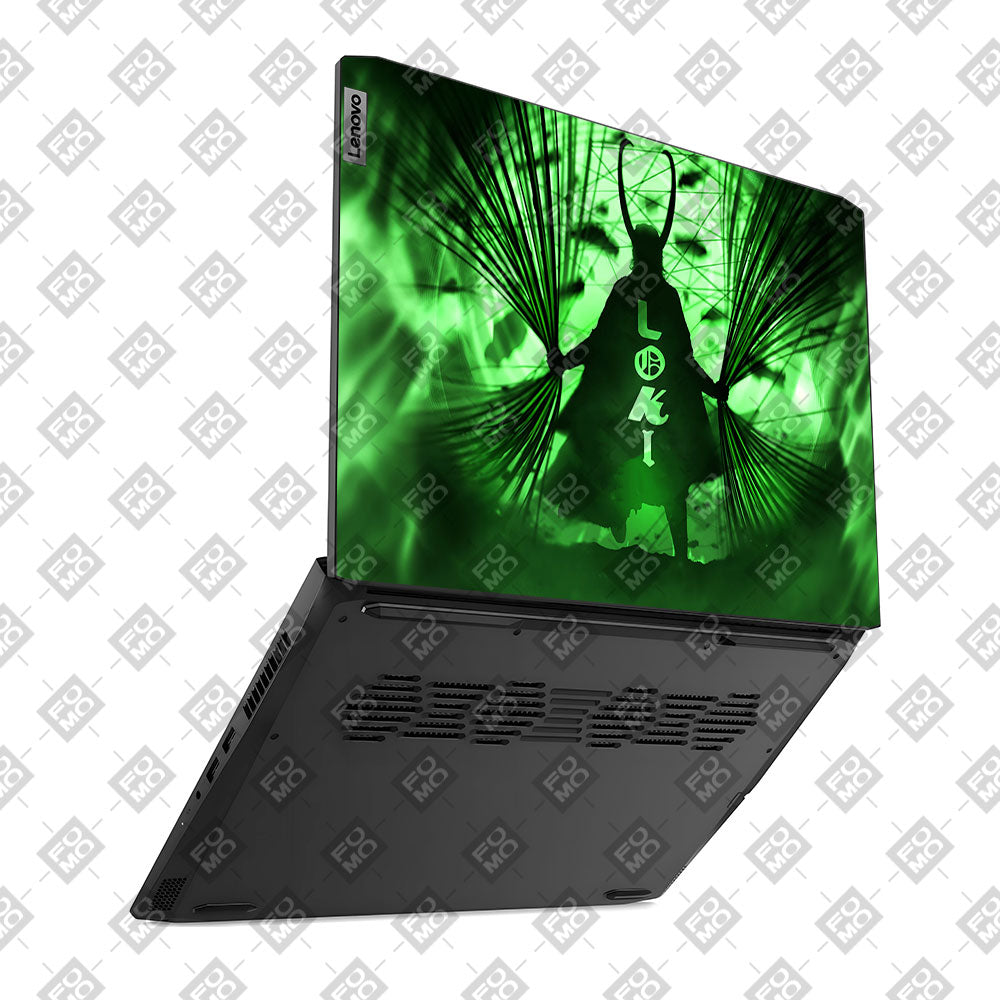 Loki's Green Aura Lenovo IdeaPad Gaming 3 15ACH6 and 15IHU6 Laptop Skin