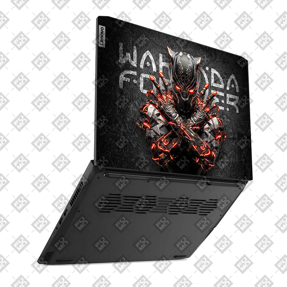 Black Panther Glowing Fury Lenovo IdeaPad Gaming 3 15ACH6 and 15IHU6 Laptop Skin