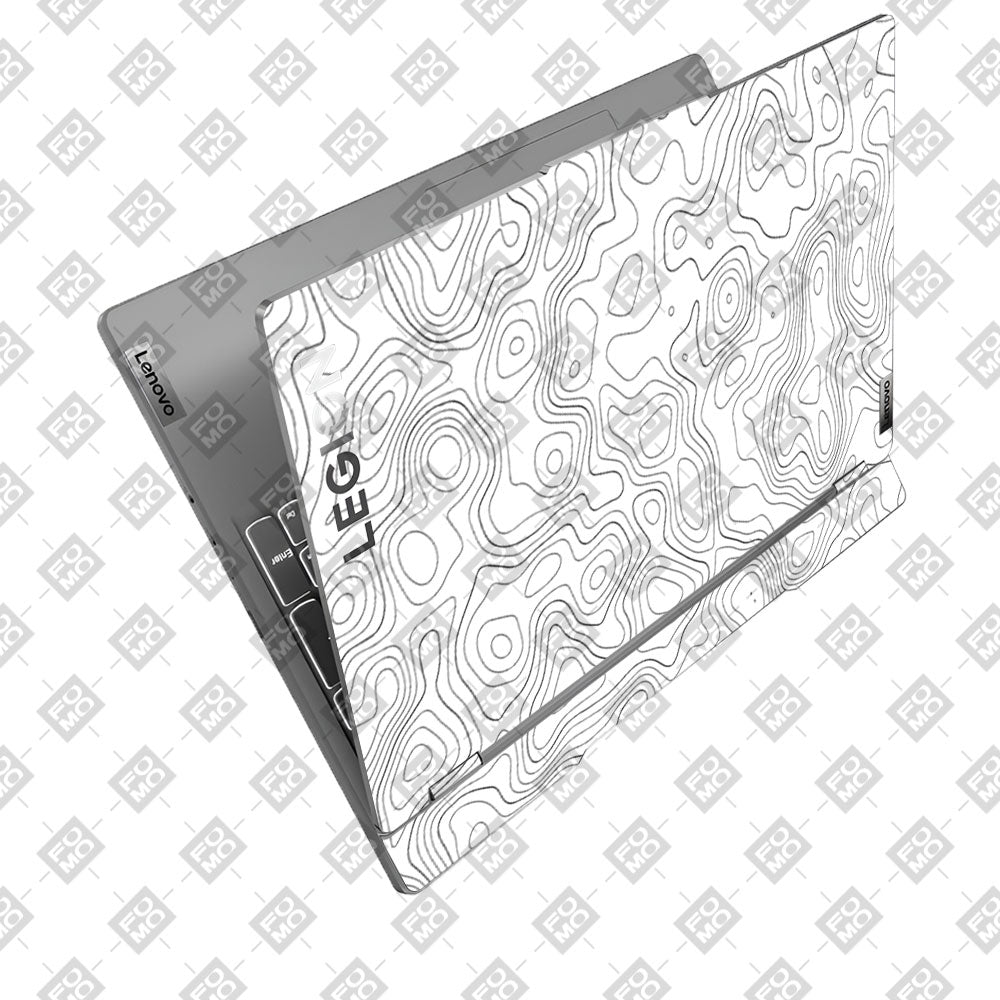 White Contour Design Lenovo Legion 5 15IRX9 Laptop Skin