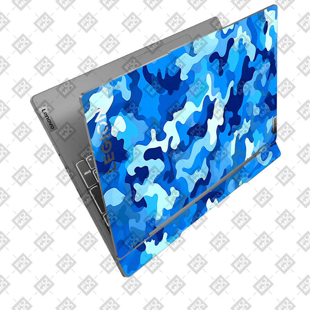 Arctic Blue Camo Pattern Lenovo Legion 5 15IRX9 Laptop Skin