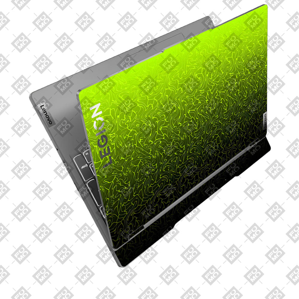 Lime Yellow to Black Gradient Lenovo Legion 5 15IRX9 Laptop Skin
