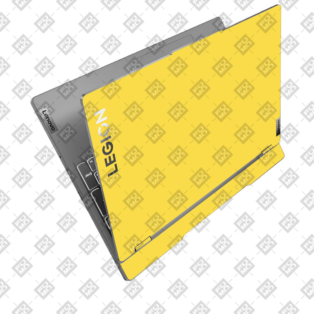 Textured Yellow Lenovo Legion 5 15IRX9 Laptop Skin