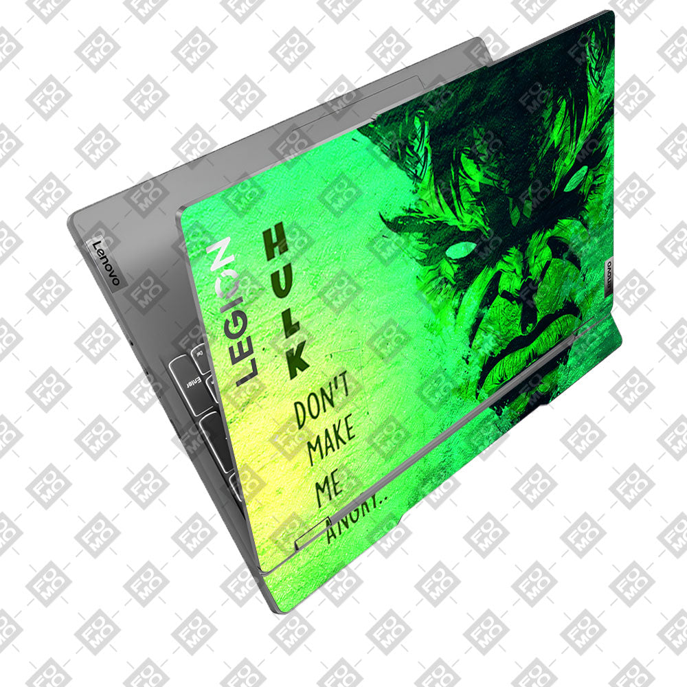 Hulk Don't Make Me Angry Lenovo Legion 5 15IRX9 Laptop Skin