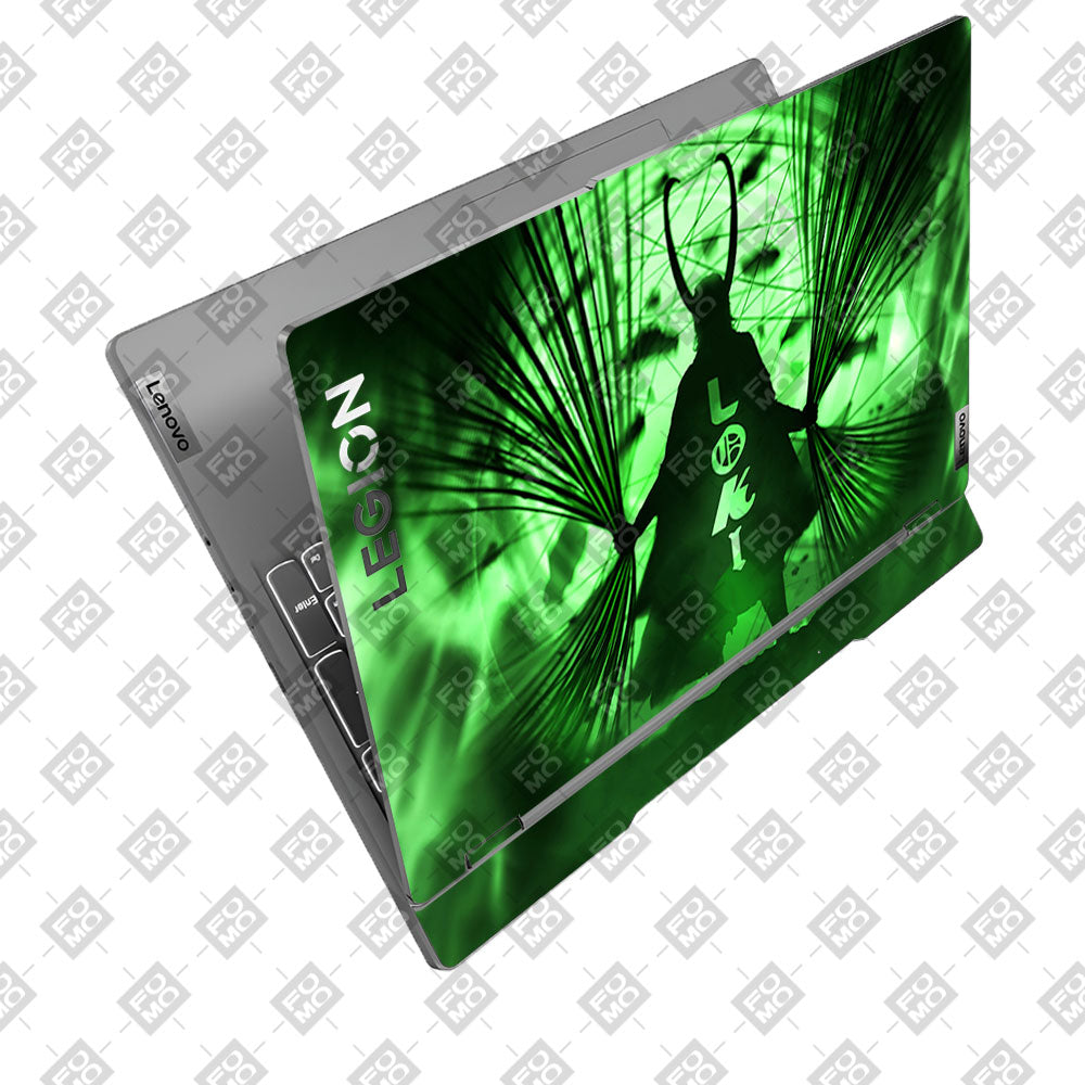 Loki's Green Aura Lenovo Legion 5 15IRX9 Laptop Skin