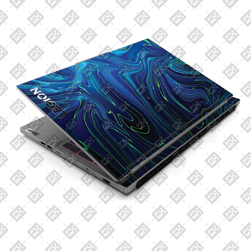 Cobalt Liquid Design Lenovo Legion 5 16IRX9 Laptop Skin