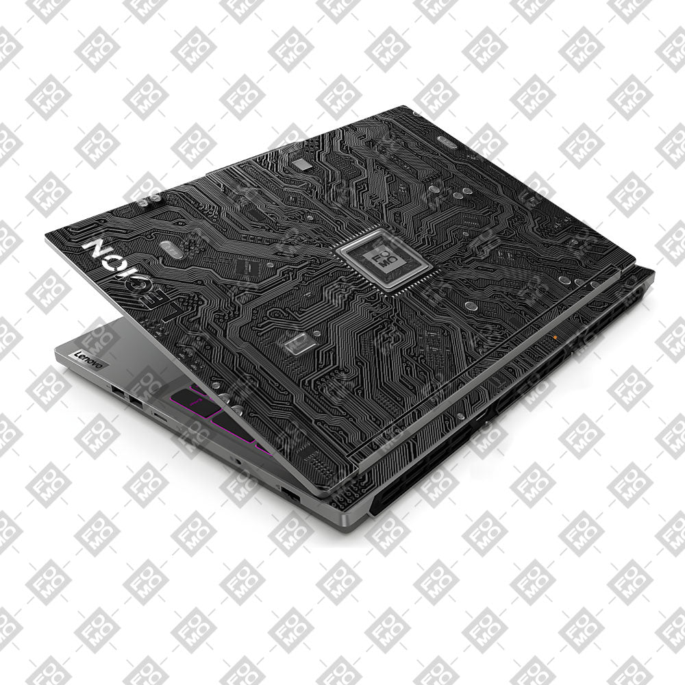 FOMO Circuit Dark Mode Lenovo Legion 5 16IRX9 Laptop Skin