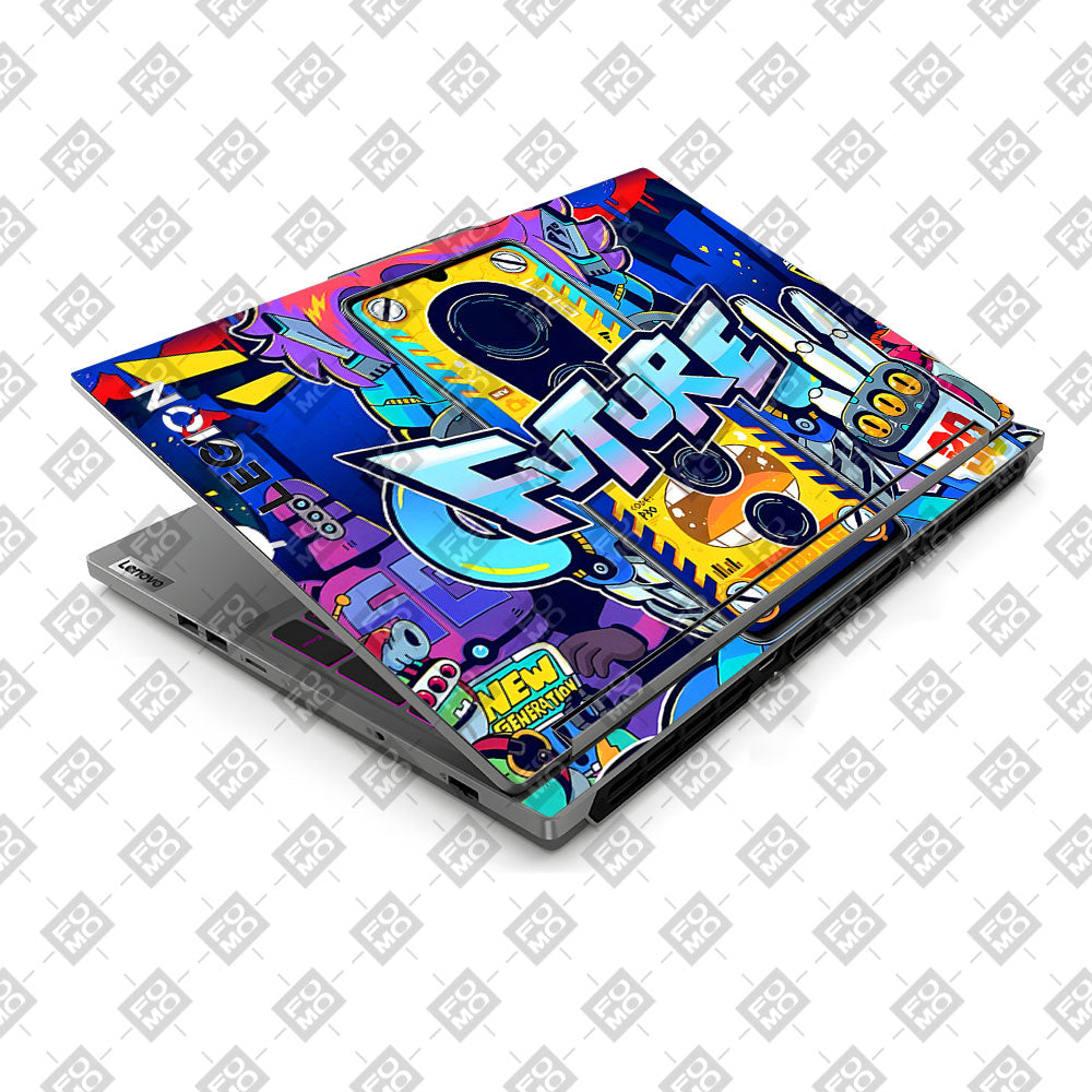 Futuristic Cyberpunk Vision Lenovo Legion 5 16IRX9 Laptop Skin