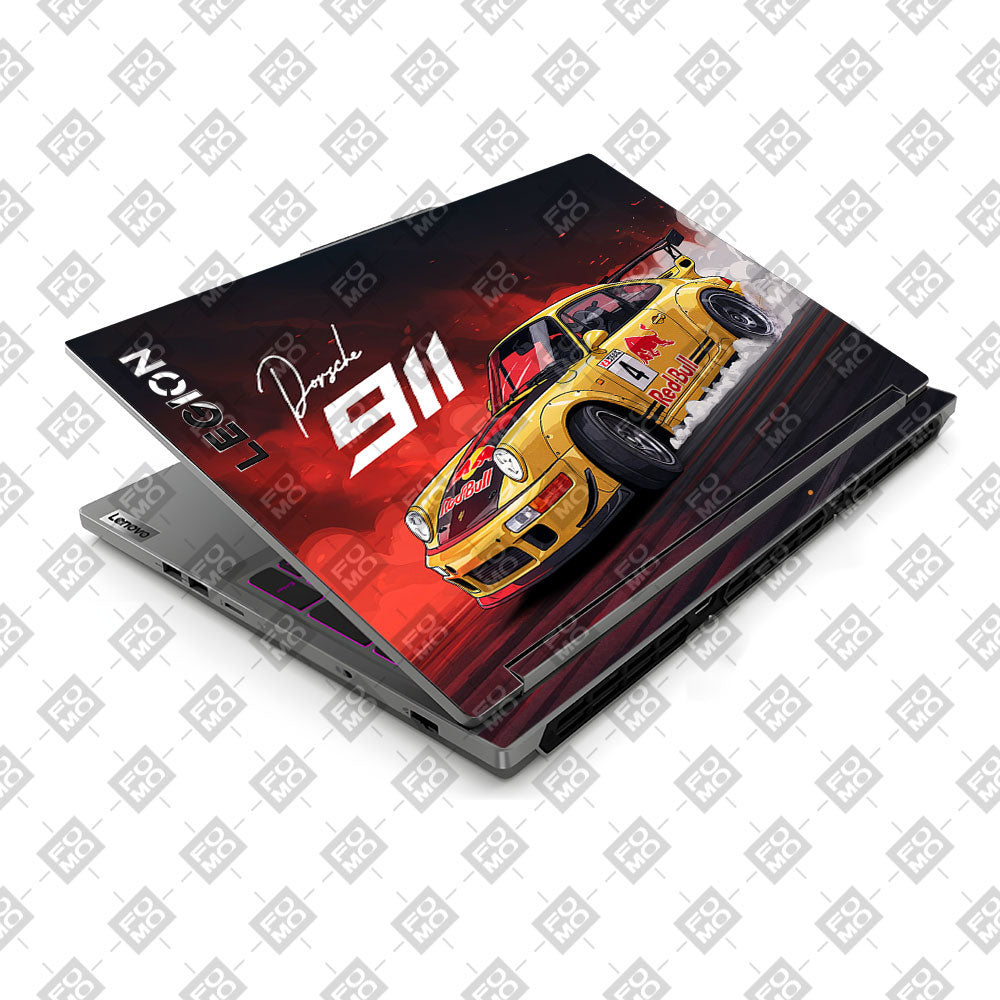 Porsche 911 Red Bull Classic Racer Lenovo Legion 5 16IRX9 Laptop Skin