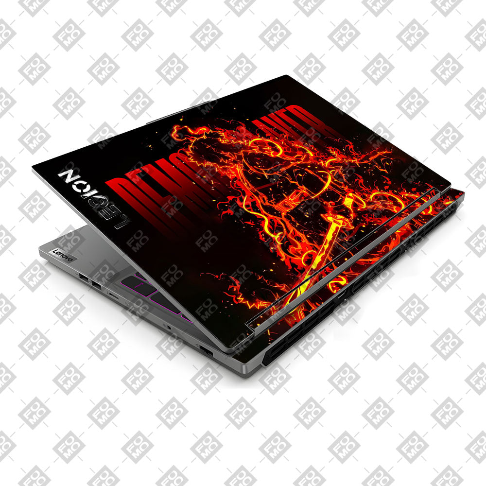 Rengoku Blazing Inferno Lenovo Legion 5 16IRX9 Laptop Skin